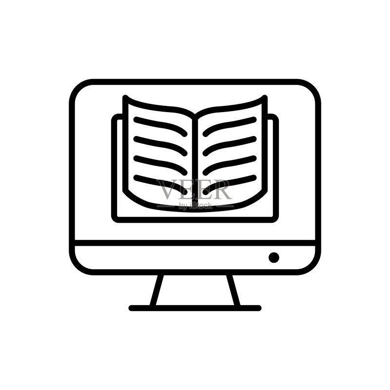 在线图书馆图标图标素材