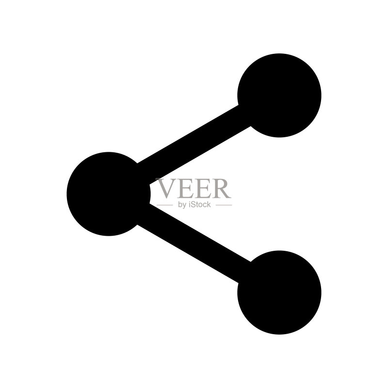 分享图标：社交网络服务符号矢量图图标素材