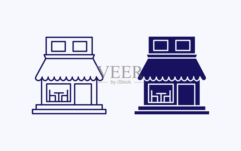 商店插画图标图标素材