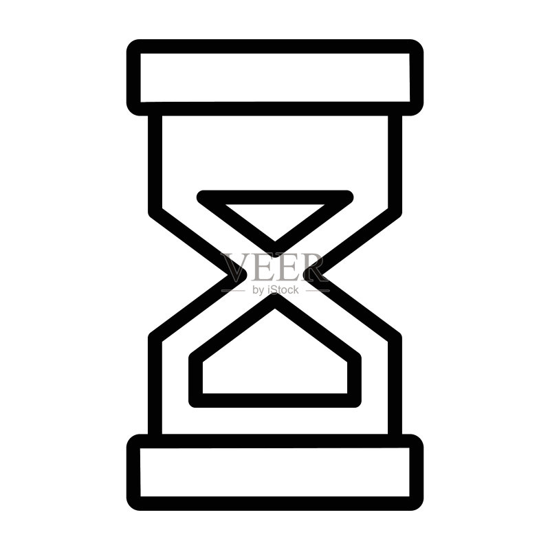 沙漏图标用户界面简约符号图标素材