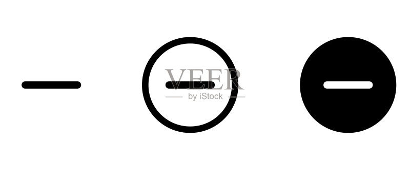 移除图标集。网站矢量图标，适用于电脑和手机图标素材