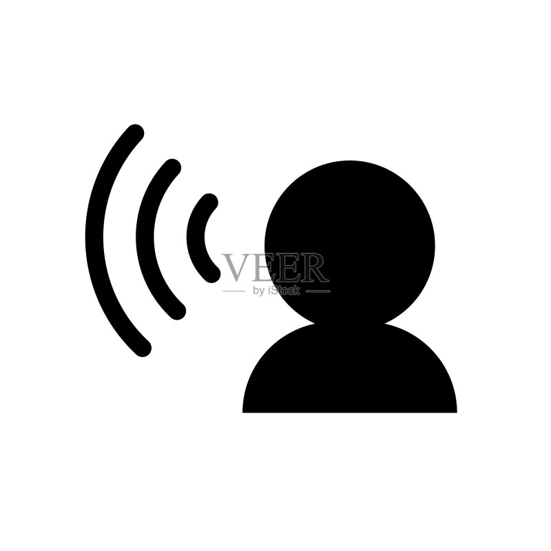 语音图标和声波图标素材