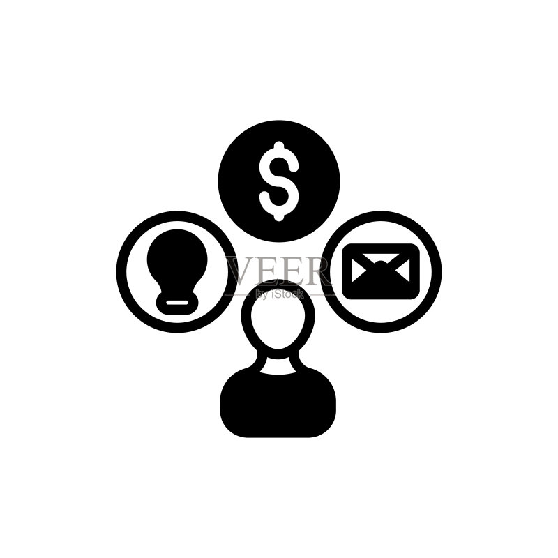 矢量多任务图标，标志图标素材