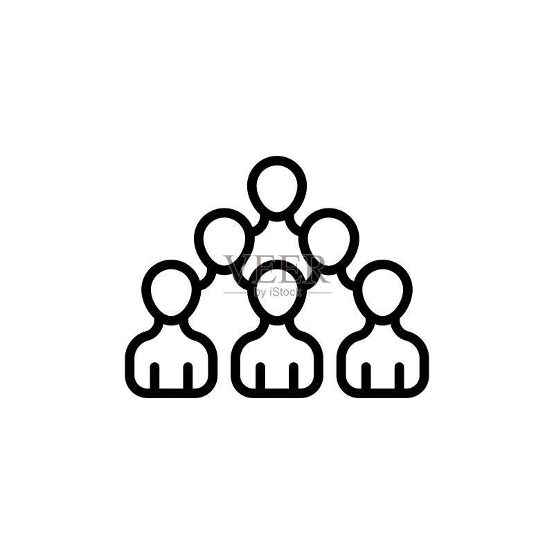 人力资源图标矢量图，标志图标素材