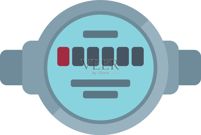 污水管道计数器图标图标素材