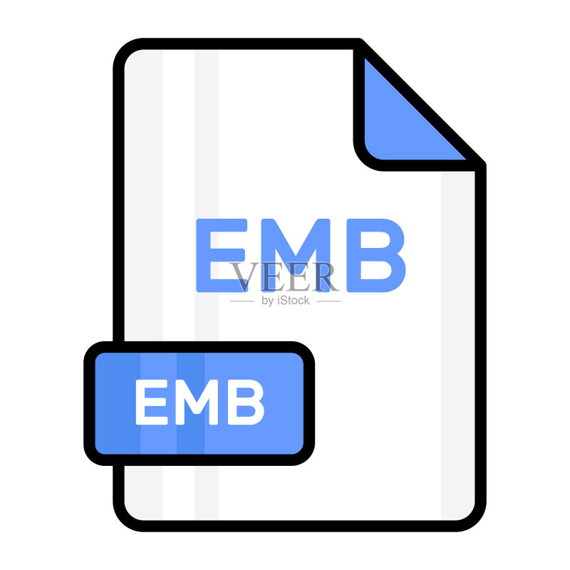 EMB文件矢量图标图标素材