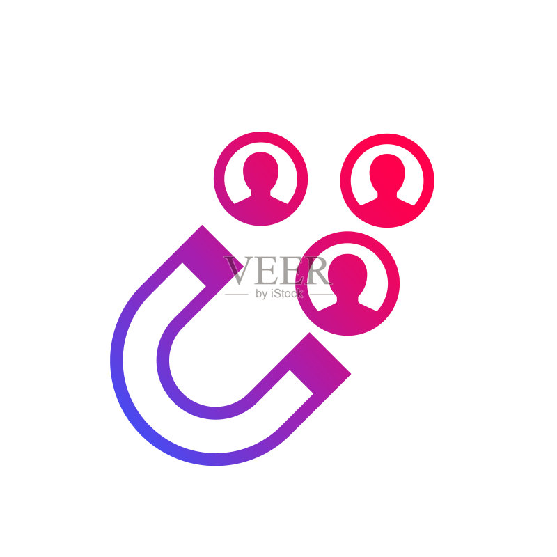客户保留图标，含磁铁与客户图标素材