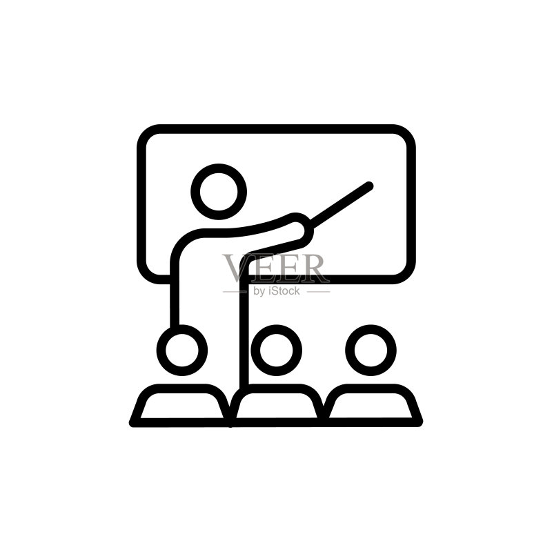 矢量教学图标标志图标素材