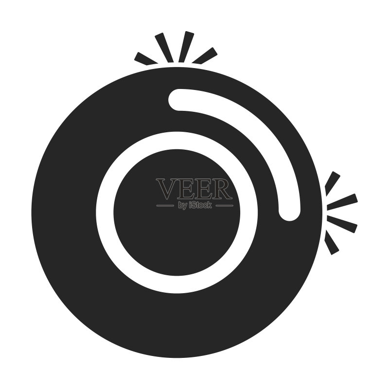 黑色吸尘器图标图标素材