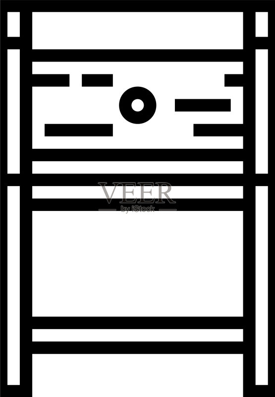 客厅边桌线性图标图标素材