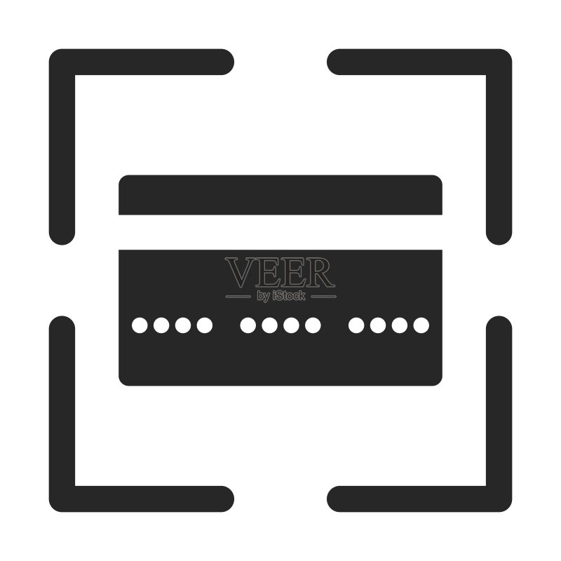 信用卡验证图标矢量素材图标素材