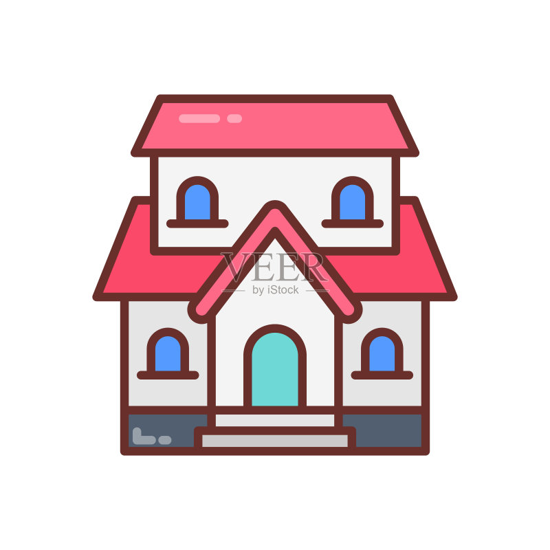 房屋矢量图标图标素材