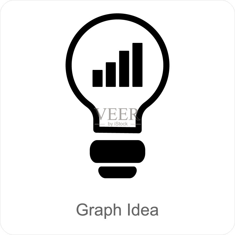 图表创意和创意图标概念图标素材