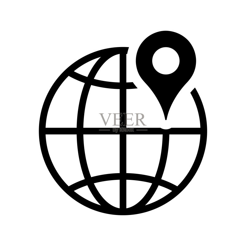 地球仪、GPS、地图、SEO、定位图标图标素材