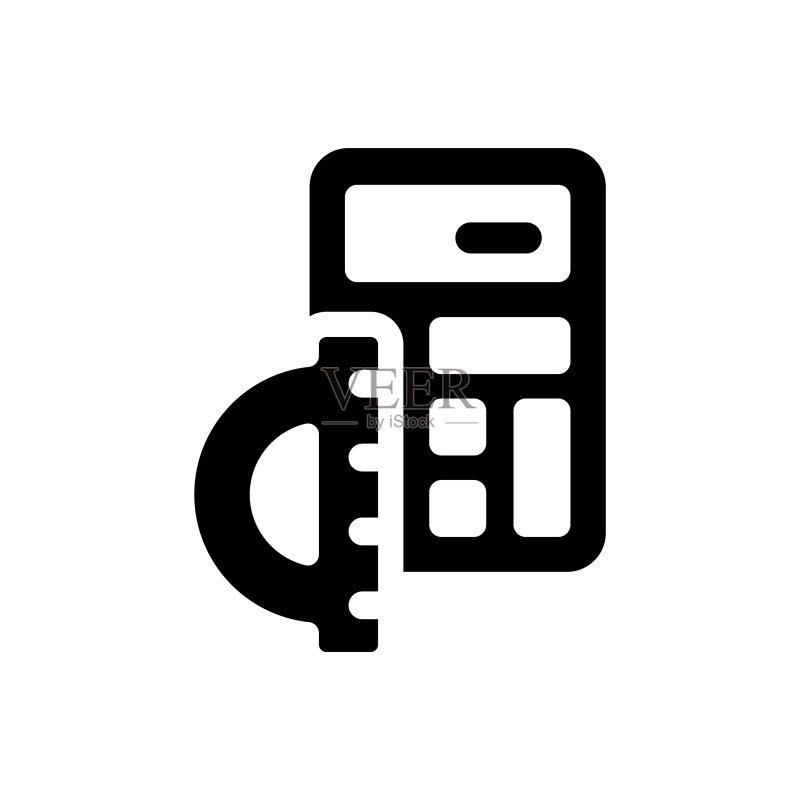 建筑师或绘图罗盘实体图标图标素材