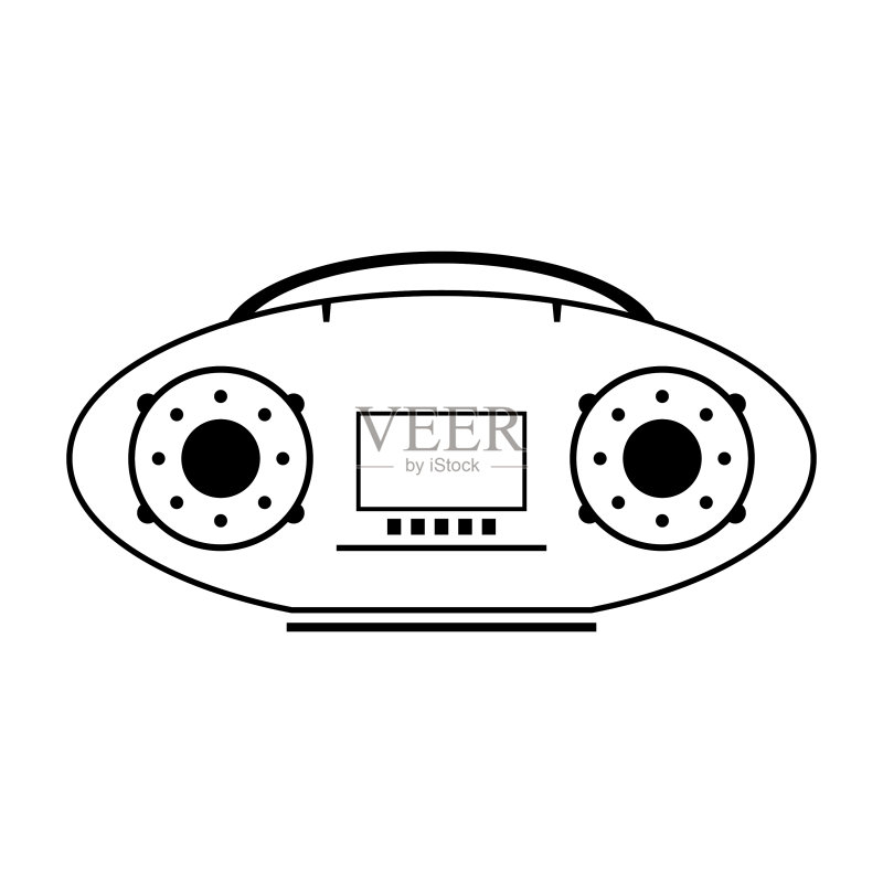 磁带录音机图标图标素材