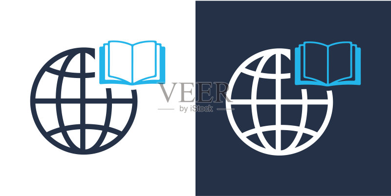 在线学习图标。用于网站设计、logo、App、模板、UI等的矢量插图图标素材