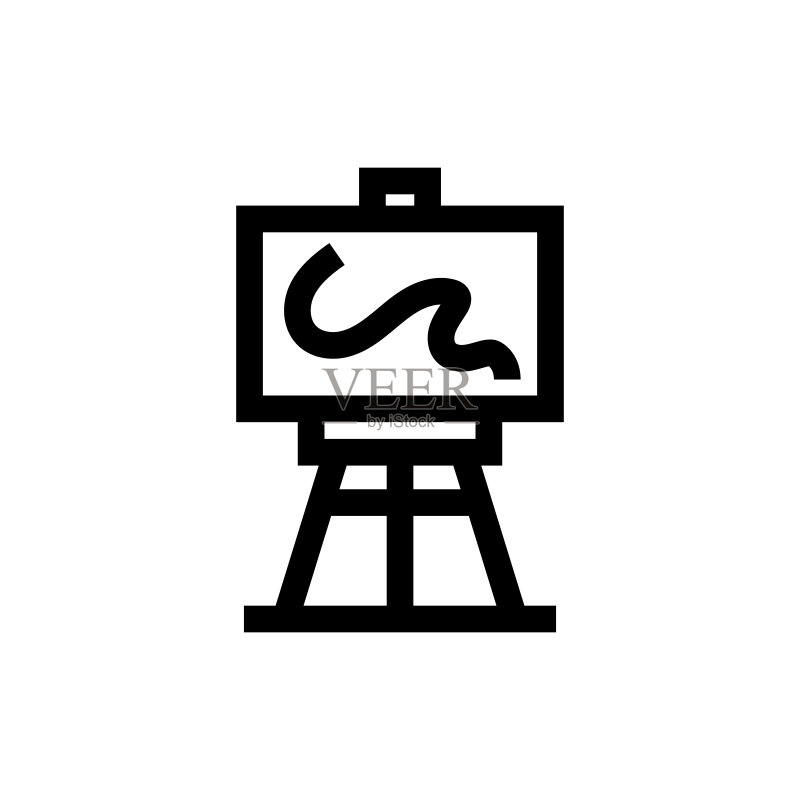画架线条图标图标素材