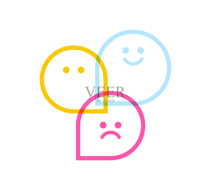 客户反馈表情符号图标素材