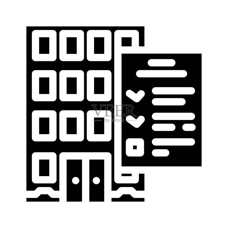 建筑检查土木工程师矢量图图标素材