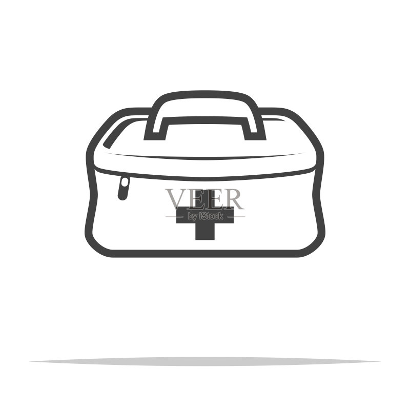 急救包轮廓图标矢量素材图标素材