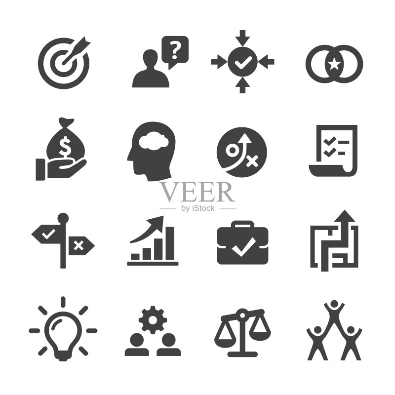 商业和解决方案图标 - Acme系列图标素材