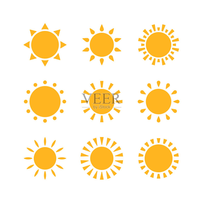 太阳图标图标素材