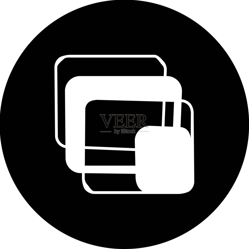 图层图标设计EPS 10图标素材