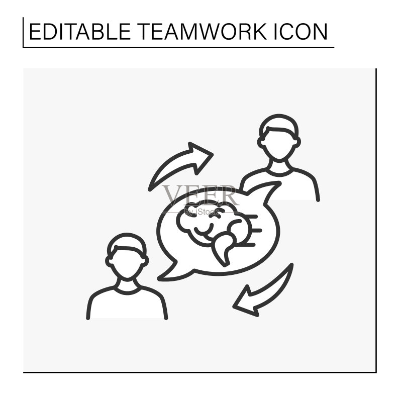 灵感线条图标图标素材