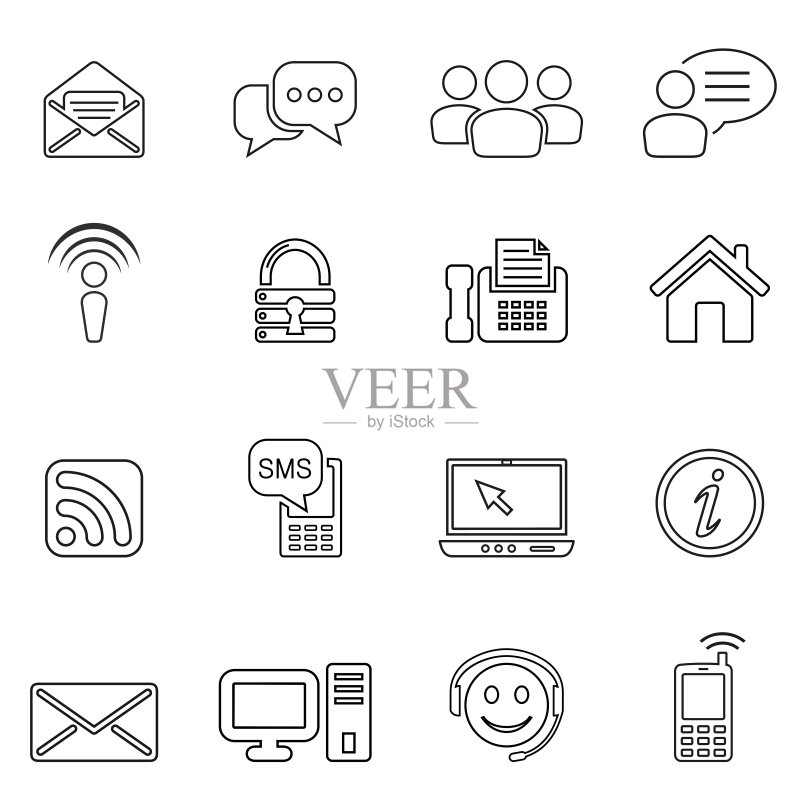 Web和通信图标图标素材