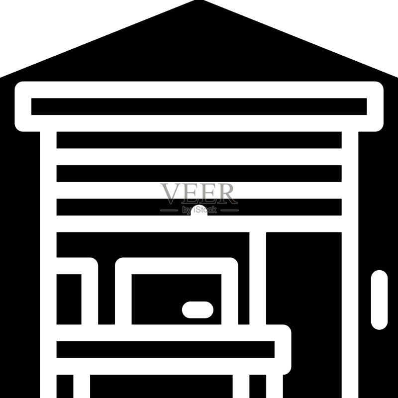 仓库建设标志符号图标图标素材