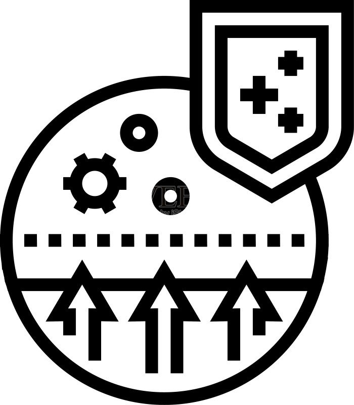被动免疫线性图标图标素材