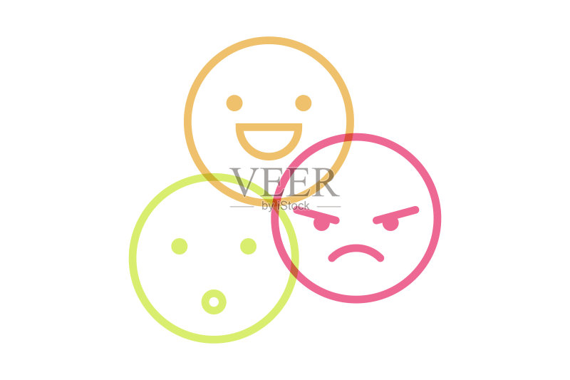 基本表情符号图标素材
