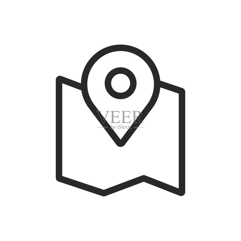 地图图标图标素材