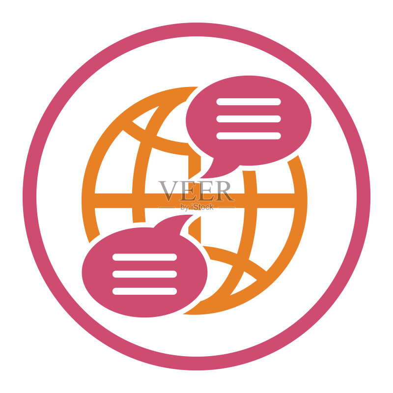 全球通信连接图标图标素材